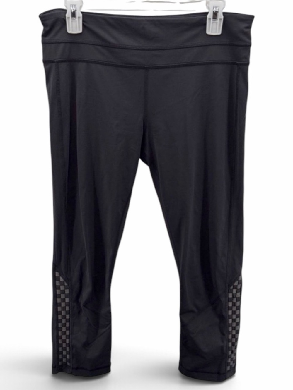 Lululemon Black Run: Inspire Crop II *Reflective Size 10